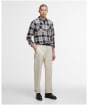 Men's Barbour International Buffalo Ombre Shirt - Bleached Olive