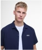 Men's Barbour International Checkerboard Twill Summer Shirt - Midnight Blue