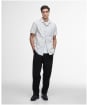 Men's Barbour International Kenneth Garment Dye Short Sleeve Shirt - Mist