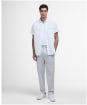Men's Barbour International Joshua Jacquard Texture Shirt - Whisper White
