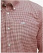 Men's Barbour Finwell Gingham Tailored Fit Shirt - Rust