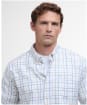 Men's Barbour Caswell Tattersall Regular Fit Shirt - Pine Green