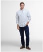 Men's Barbour Caswell Tattersall Regular Fit Shirt - Pine Green
