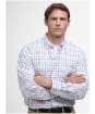 Men's Barbour Caswell Tattersall Regular Fit Shirt - Navy