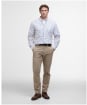 Men's Barbour Caswell Tattersall Regular Fit Shirt - Navy