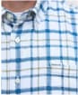 Men's Barbour Glover S/S Linen Blend Regular Fit  Shirt - Navy