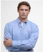 Men's Barbour Nelson Linen Blend Regular Fit Shirt - Blue