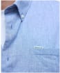 Men's Barbour Nelson Linen Blend Regular Fit Shirt - Blue