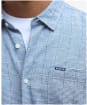 Men's Barbour Hartland Linen Blend Summer Fit Shirt - Navy