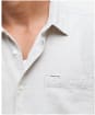 Men's Barbour Hartland Linen Blend Summer Fit Shirt - Stone