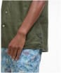 Men's Barbour Garment Dyed Nelson Short Sleeve Regular Fit Shirt - Light Sage