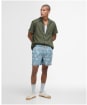 Men's Barbour Garment Dyed Nelson Short Sleeve Regular Fit Shirt - Light Sage