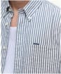 Men's Barbour Cresswell Seersucker Summer Fit Shirt - Navy