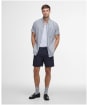 Men's Barbour Cresswell Seersucker Summer Fit Shirt - Navy