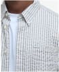 Men's Barbour Cresswell Seersucker Summer Fit Shirt - Stone