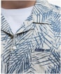 Men's Barbour Falmouth Printed Summer Fit Shirt - Oatmeal