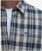Men's Barbour Clifton Madras Relaxed Fit Shirt - Navy