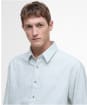 Men's Barbour Fenfield Oxford Stripe Relaxed Fit Shirt - Pale Apple