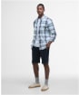 Men's Barbour Gabe Checked Tailored Fit Shirt - Sky