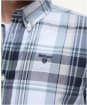 Men's Barbour Gabe Checked Tailored Fit Shirt - White