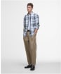 Men's Barbour Gabe Checked Tailored Fit Shirt - White