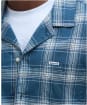 Men's Barbour Fairlands Short Sleeve Regular Fit Check Shirt - Dusk Blue