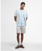 Men's Barbour Beechcroft Striped Short Sleeve Regular Fit Shirt - Pale Apple