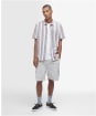 Men's Barbour Lipton Striped Short Sleeve Relaxed Fit Shirt - Whisper White