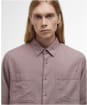Men's Barbour Garment Dyed Angelo Relaxed Fit Shirt - Burnt Heather