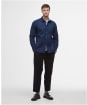 Men's Barbour Irvine Textured Tailored Shirt - Navy