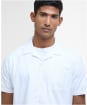 Men's Barbour Irvine Textured Short Sleeve Regular Fit Shirt - White