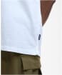 Men's Barbour Irvine Textured Short Sleeve Regular Fit Shirt - White