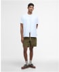 Men's Barbour Irvine Textured Short Sleeve Regular Fit Shirt - White