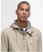 Men's Barbour Quay Showerproof Lightweight Jacket - WASHED STONE/BLE