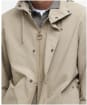 Men's Barbour Quay Showerproof Lightweight Jacket - WASHED STONE/BLE