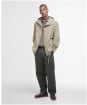 Men's Barbour Quay Showerproof Lightweight Jacket - WASHED STONE/BLE