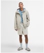 Men's Barbour Wylam Showerproof Jacket - Concrete / Northshore Tartan