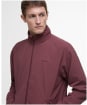 Men's Barbour Keld Showerproof Jacket - Burnt Heather