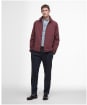 Men's Barbour Keld Showerproof Jacket - Burnt Heather