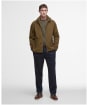 Men's Barbour Keld Showerproof Jacket - Light Sage