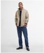 Men's Barbour Keld Showerproof Jacket - Washed Stone