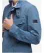 Men's Barbour International Modern Showerproof Duke Jacket - Dark Slate