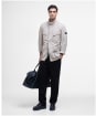 Men's Barbour International Modern Showerproof Duke Jacket - Concrete