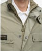 Men's Barbour International Merton Shell Showerproof Jacket - Bleached Olive