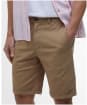 Men's Barbour Washed Twill Chino Shorts - Olive