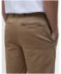 Men's Barbour Washed Twill Chino Shorts - Olive