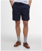 Men's Barbour Cotton Linen Relaxed Shorts - Navy