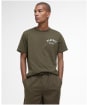 Men's Barbour Cotton Linen Relaxed Shorts - Light Sage