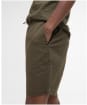 Men's Barbour Cotton Linen Relaxed Shorts - Light Sage