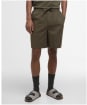 Men's Barbour Cotton Linen Relaxed Shorts - Light Sage